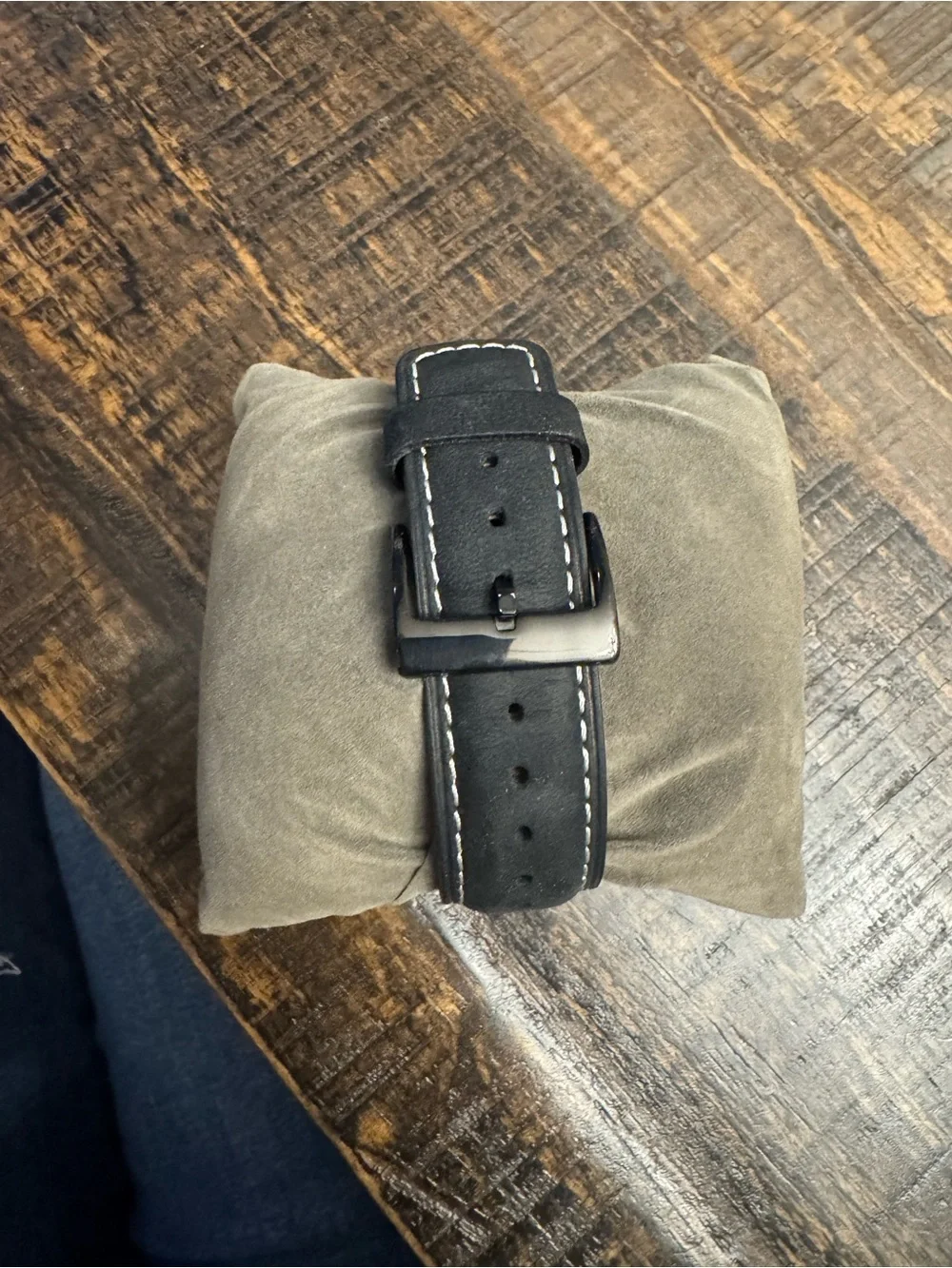 Nixon Black Case Watch with Cracked White Dial